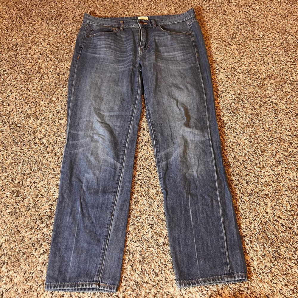 J. Crew Denim Jeans Comfort Stretch‎ Dark Wash Everyday Casual Size 27